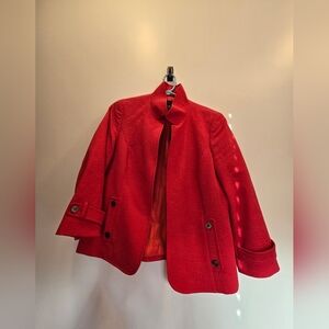 Size 12 Nina McLemore red jacket